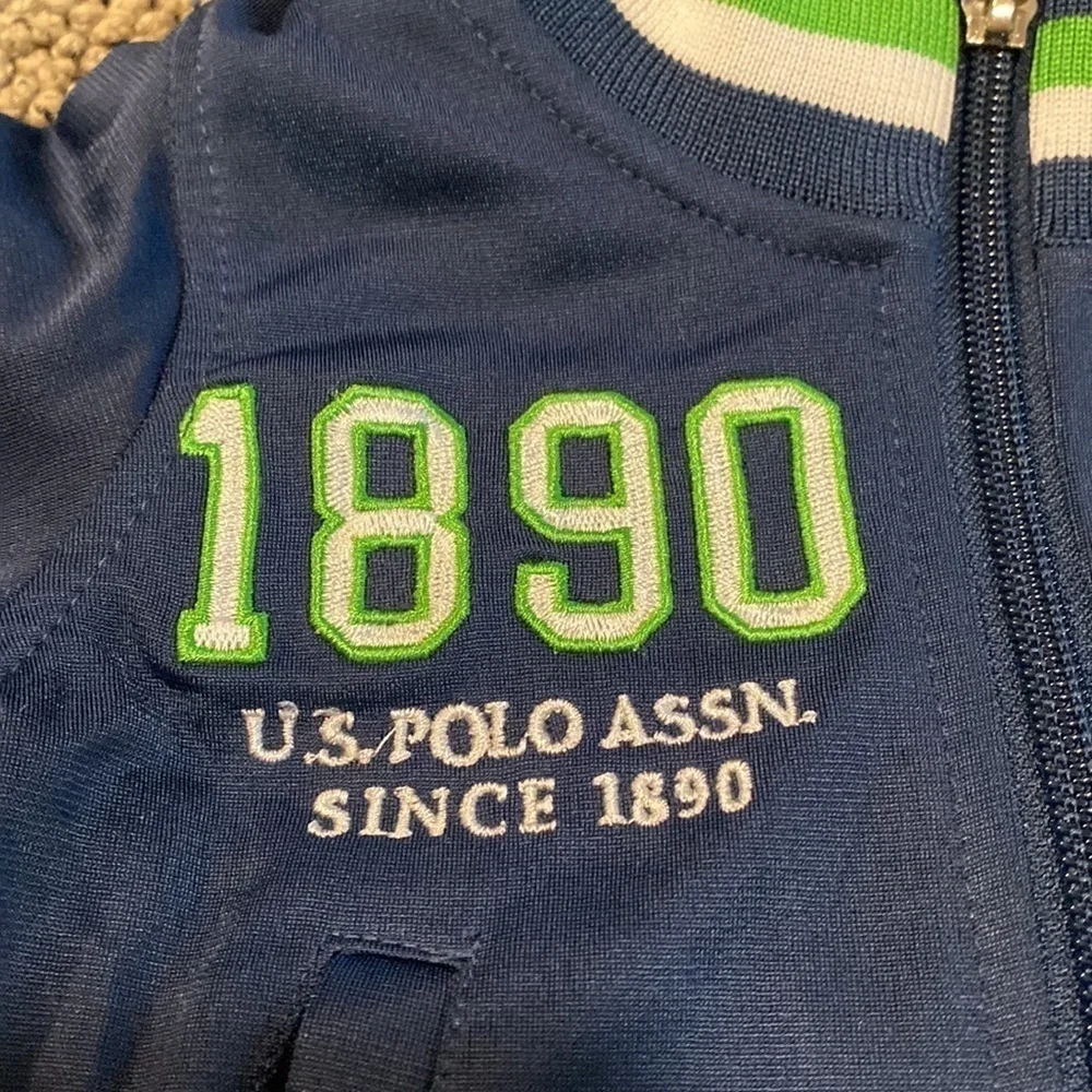 US Polo Assoc. Matching Track Suit Size 12 Months in Like New Condition
